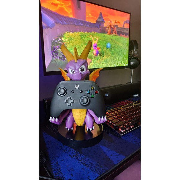 Gaming Cable Guy Spyro The Dragon Charging Controller and Device Holder - Picture 3 of 12